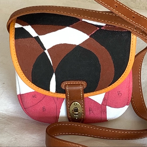 NWOT Custom FOSSIL Austin Crossbody Bag - Hand painted - Picture 1 of 11